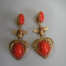 ASKEW LONDON Клипсы - локеты "Пчелы" ASKEW LONDON Клипсы - локеты "Пчелы"